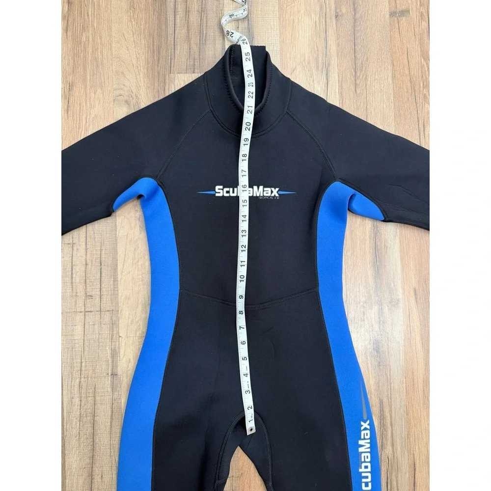 ScubaMax 3mm Wetsuit Size 14 Youth Full Body Diving Surf‎ Suit Black Blue
